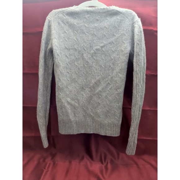 Vineyard Vines Sweater Women Small Gray Pullover Long Sleeve Knit Wool Exclusive - Picture 2 of 4